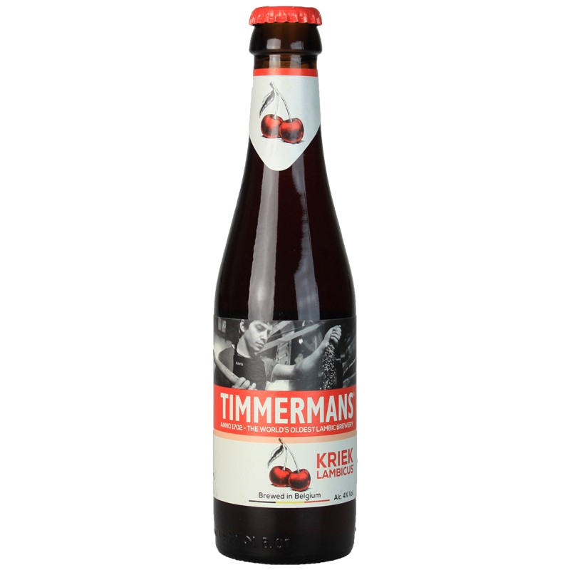 Timmerman's Kriek 25 cl - Bière Belge de la Brasserie Timmerman's
