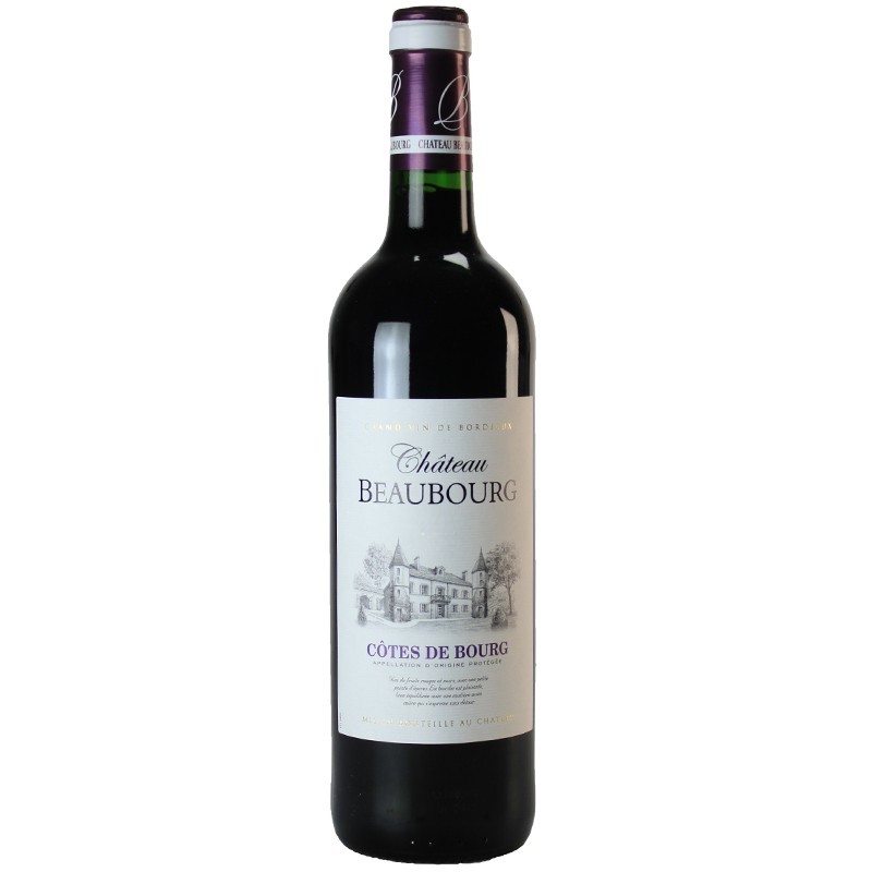 Vin rouge Côtes de Bourg Château Beaubourg