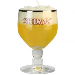 Bougie Verre à bière Galopin Chimay