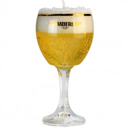 Bougie Verre à bière - Verre Grimbergen 25 cl